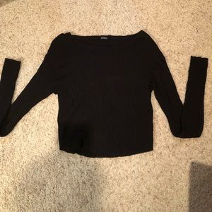 Brandy Melville Cropped Black Sweater
